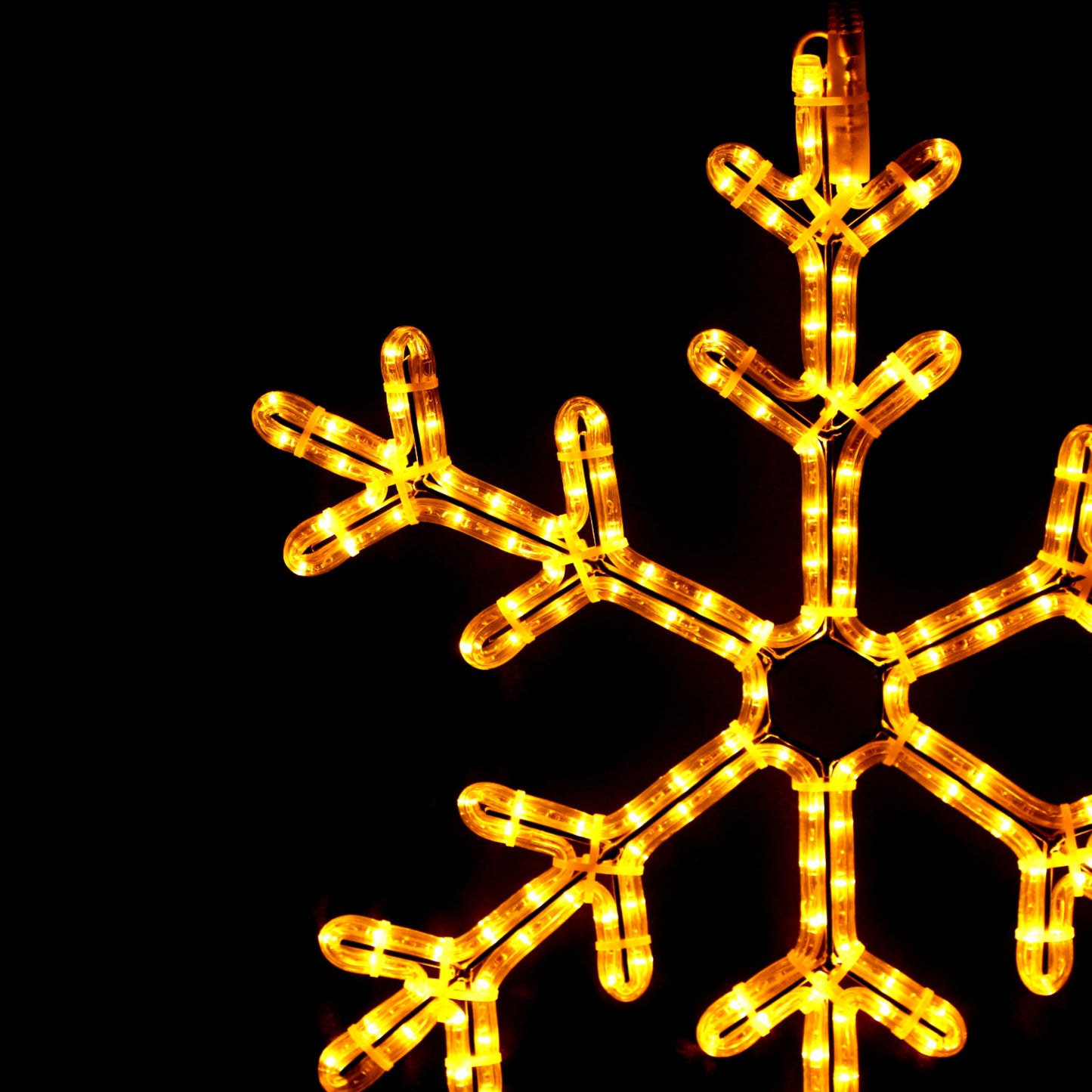 Snowflake - autoflash - warm white LED Christmas Light