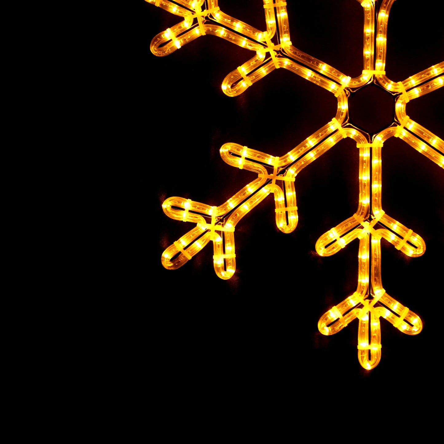 Snowflake - autoflash - warm white LED Christmas Light