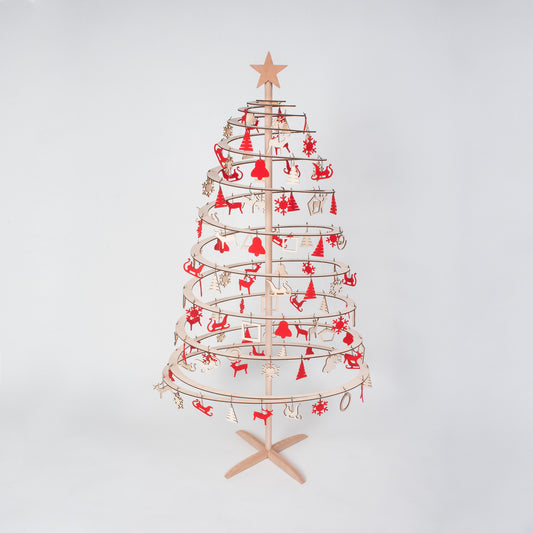 Stort oval mix -dekorationssæt