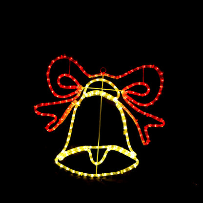 Juleklokke 55x55 cm - Udendørs LED julelys