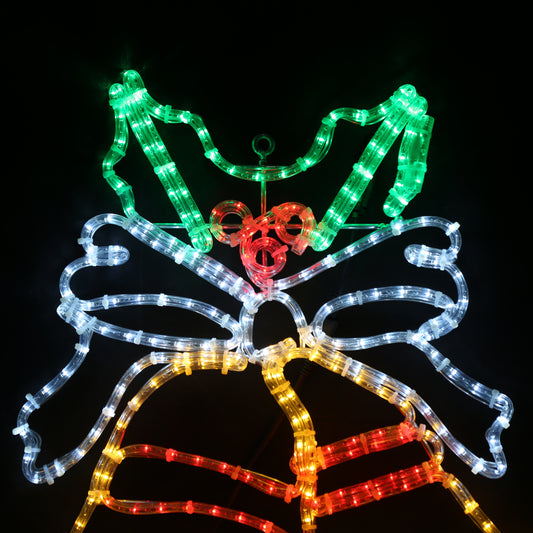 Bell -LED -figur i mange farver - 55x65cm