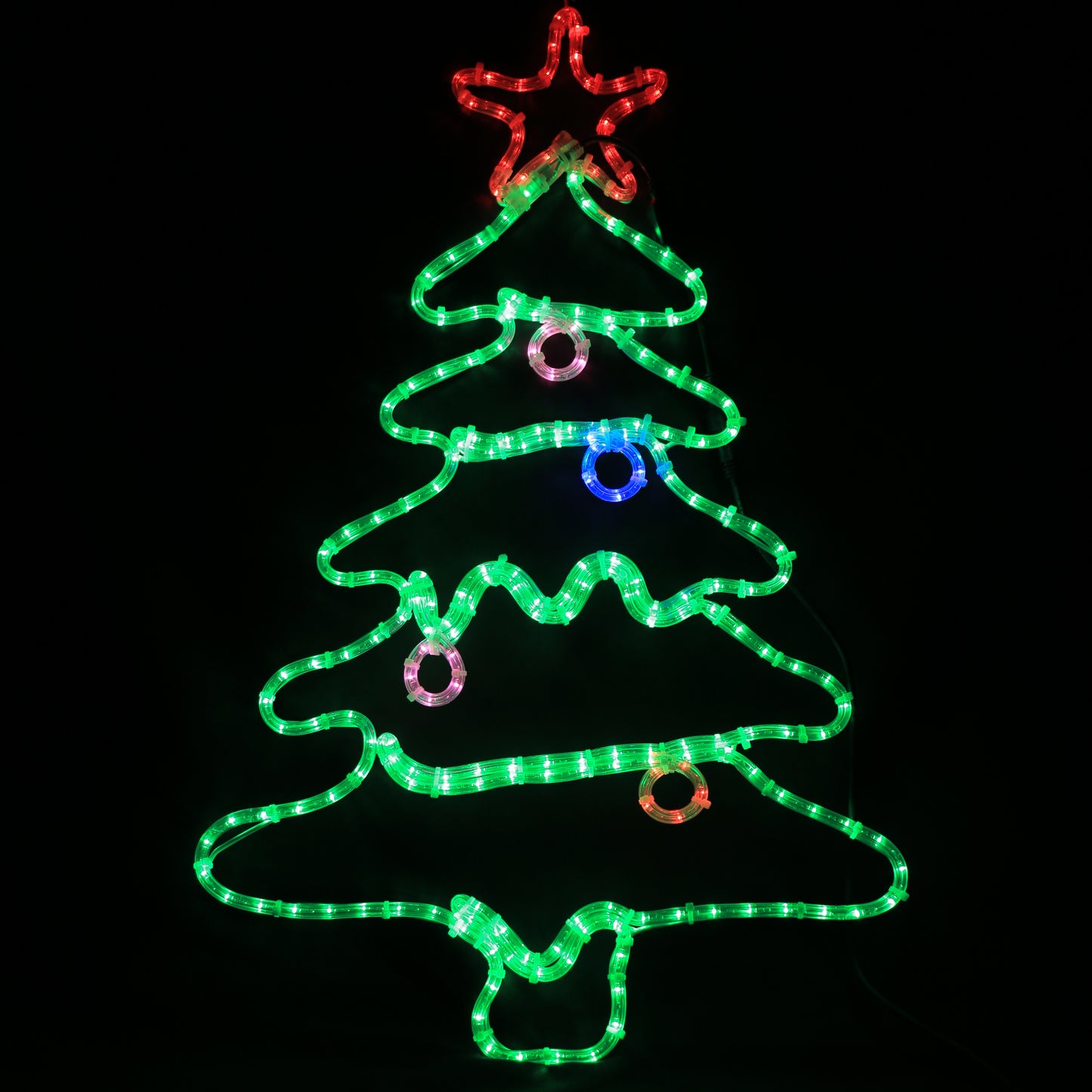 Julelys - LED juletræ - 57x90cm