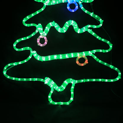 Julelys - LED juletræ - 57x90cm