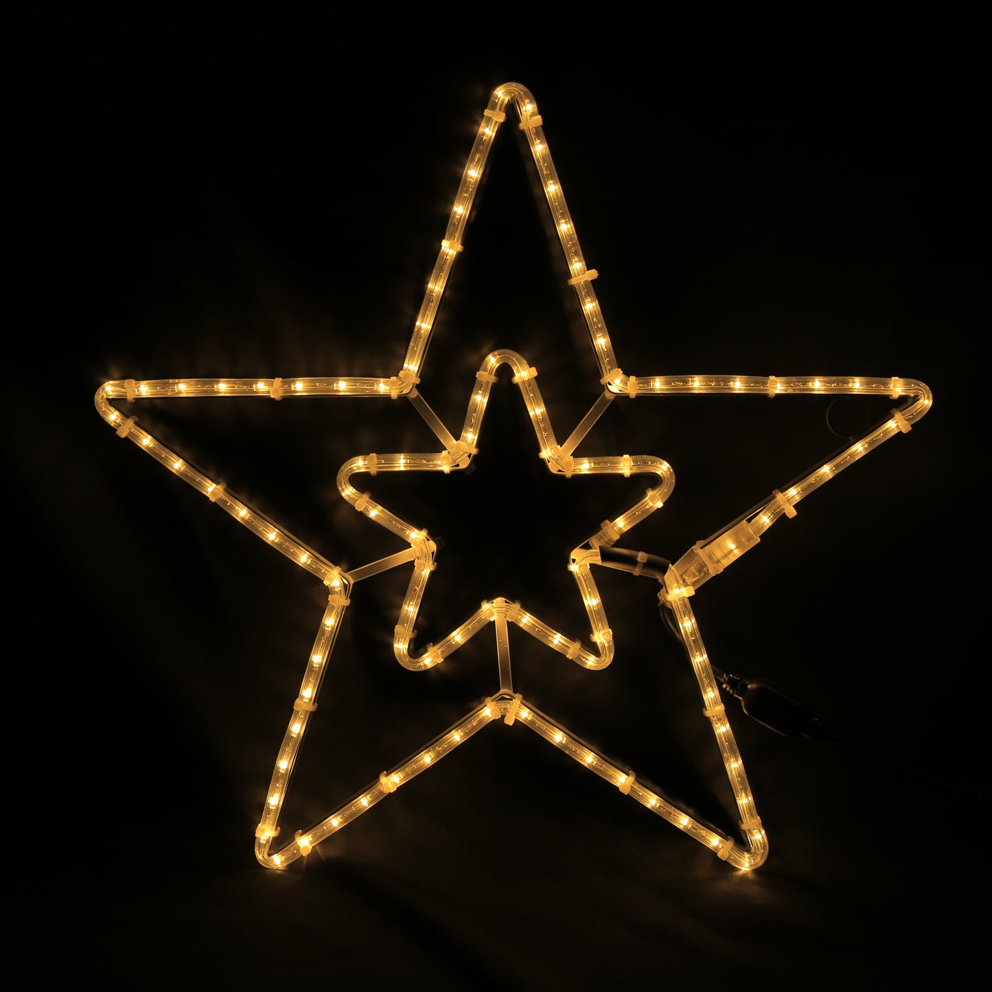 2 Stjerner Julelys 57x55 - Udendørs LED