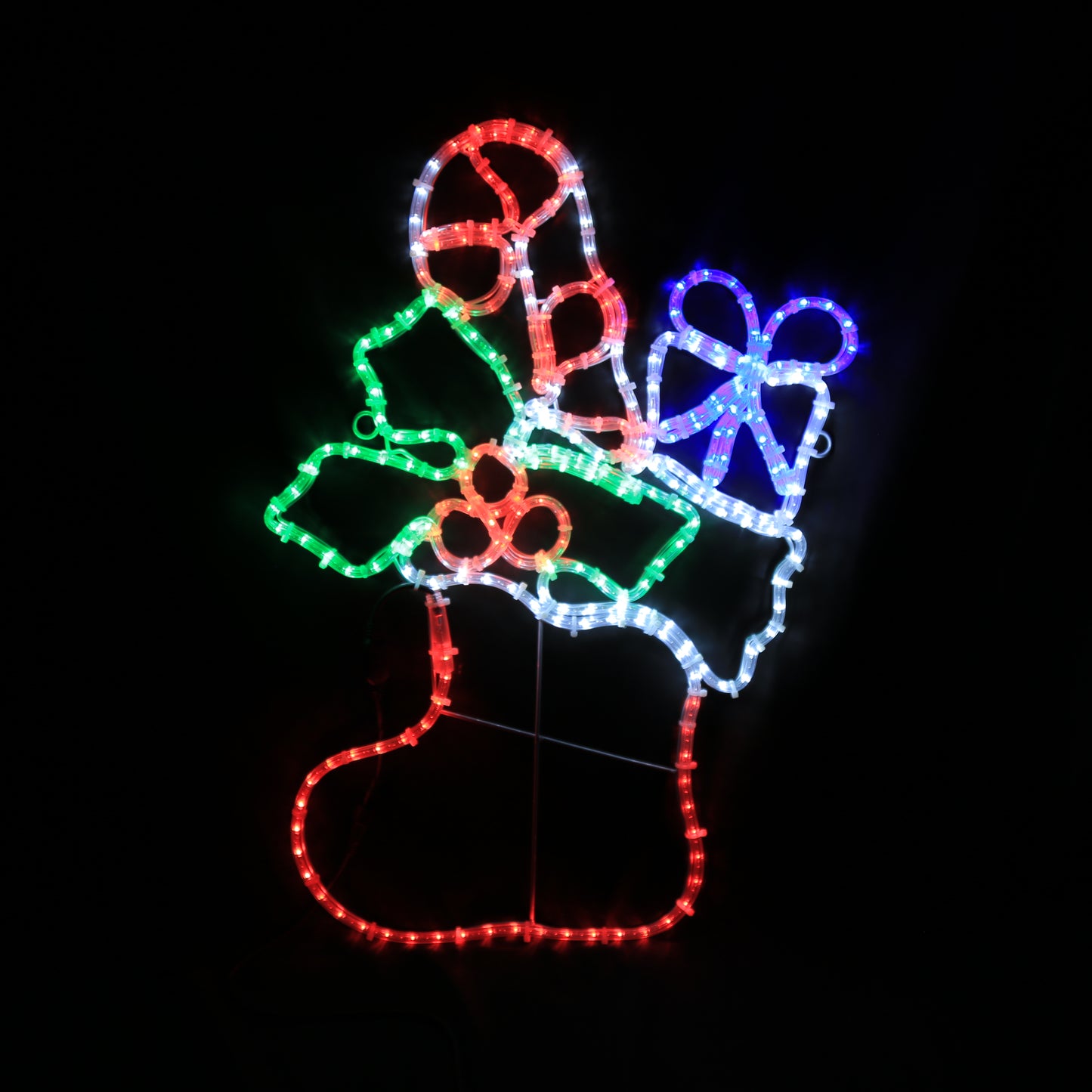 Julestrømpe LED Motiv 57x85 cm