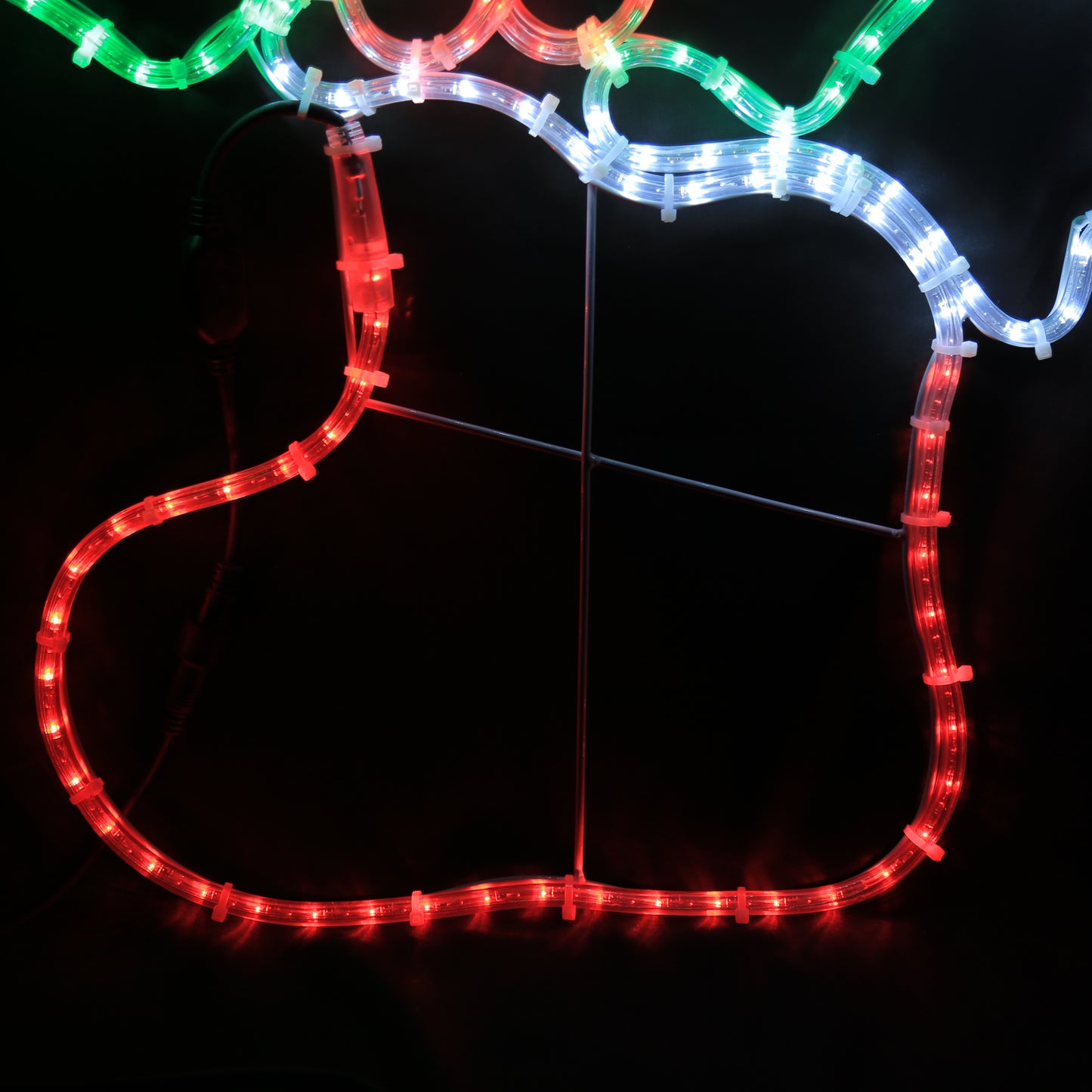 Julestrømpe LED Motiv 57x85 cm
