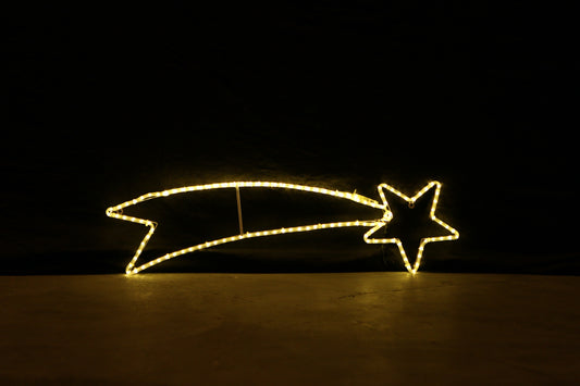 Shooting Star Julelys LED - 68x21 cm