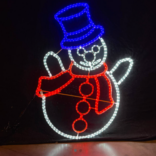 LED Snemand 120x80cm - Udendørs julelys