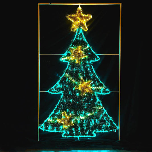 Juletræ LED Motiv 119x200cm - 5% Autoflash