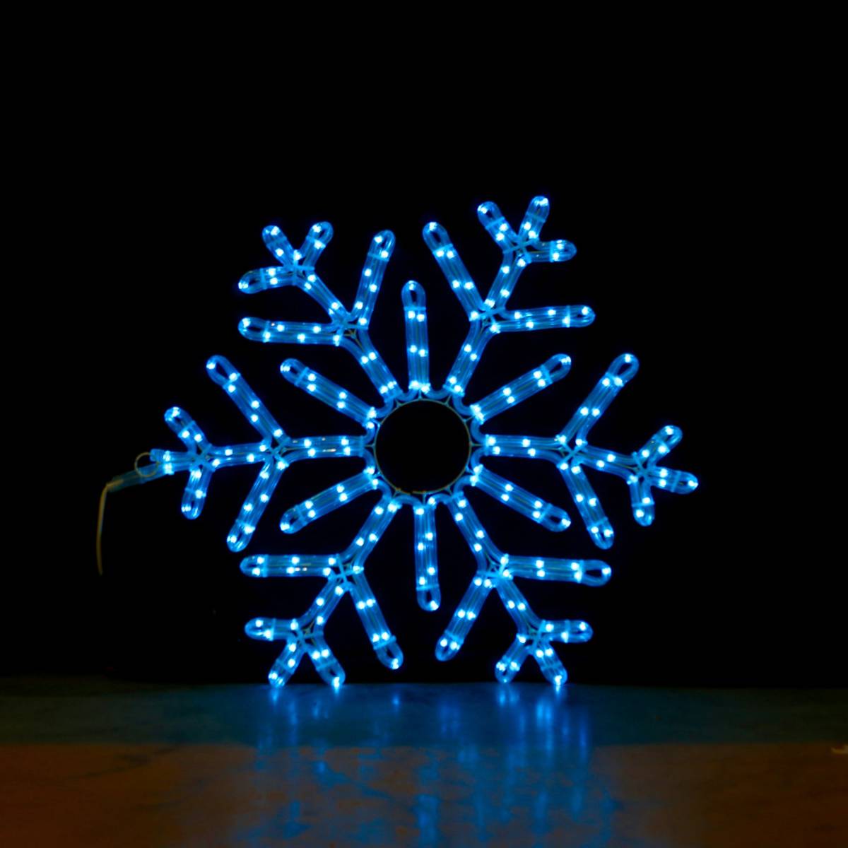 Christmas Snowflake 55x55cm With Remote Control And Smart LED - Santa's Light Shop