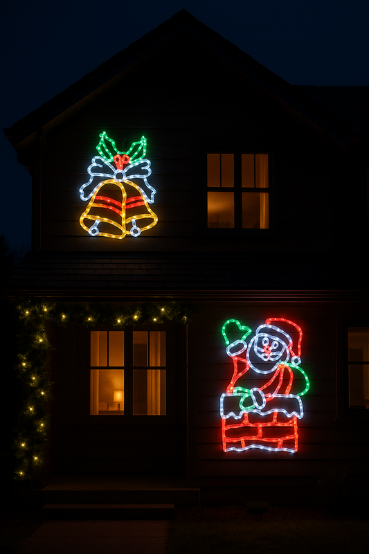 LED Motifs vs String Lights – Which Christmas Decoration Should You Choose? - Santa's Light Shop
