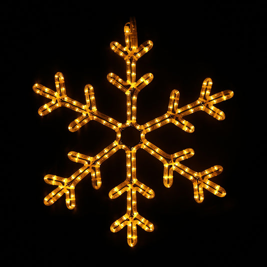 Snowflake - autoflash - warm white LED Christmas Light