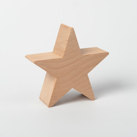 Wooden star for Christmas tree