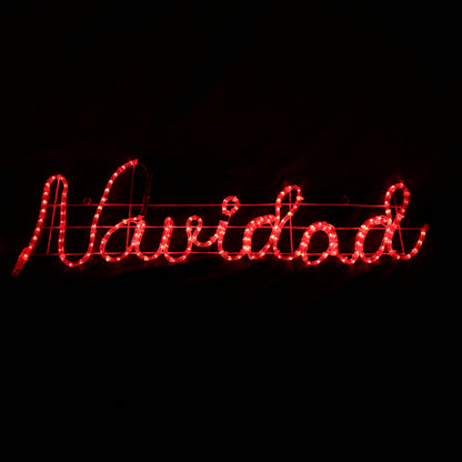 Feliz Navidad LED-skilt - 44x183cm