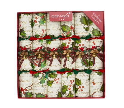 Julekrakkere - Holy Bells - 6 Pcs x 30 cm