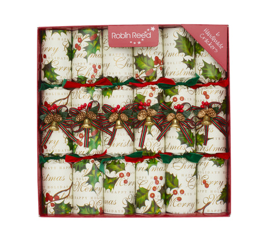 Julekrakkere - Holy Bells - 6 Pcs x 30 cm