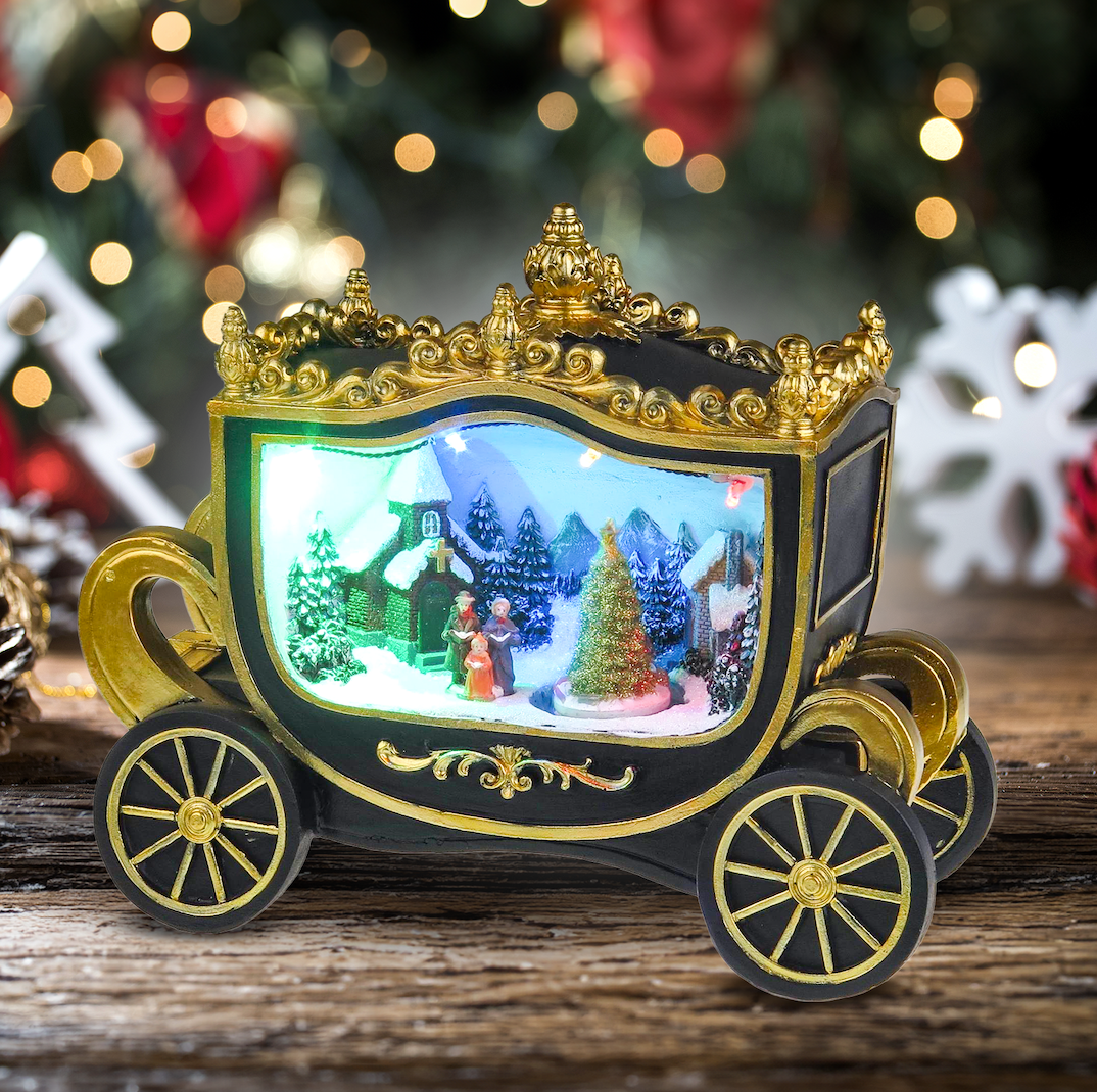 Julescene i Royal Wagon - Christmas Village